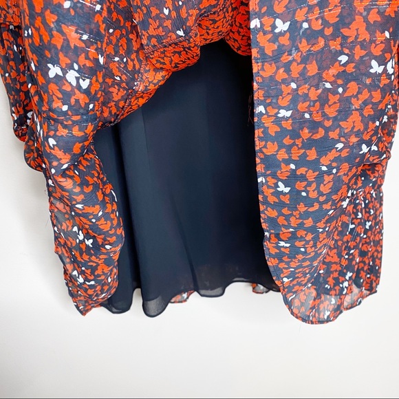 {Michael Kors} mixed floral print Georgette dress - Picture 9 of 10